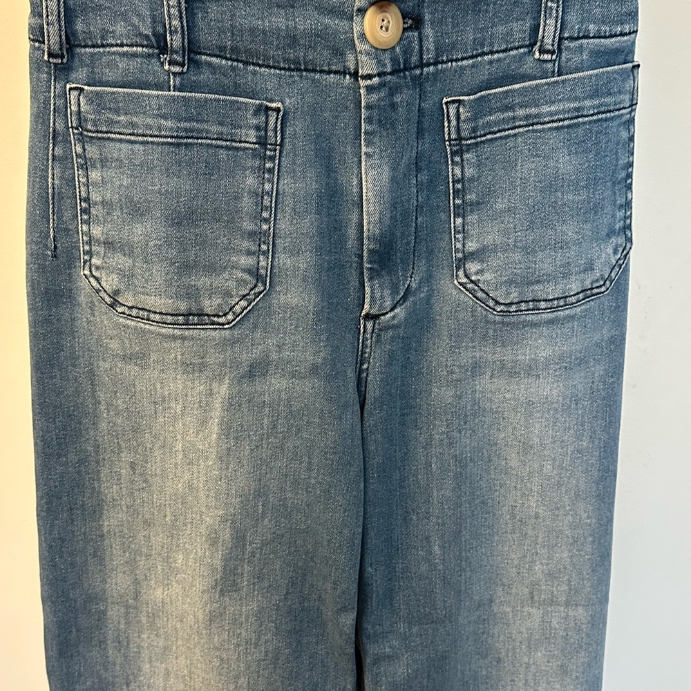 COPY - Colette high rise cropped wide leg jean by Maeve - Picture 6 of 7